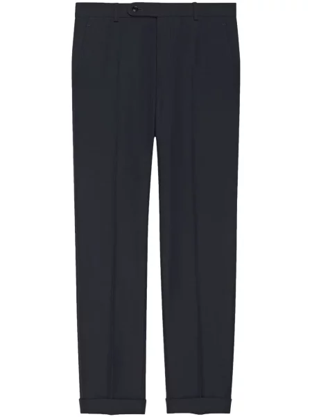 Pantaloni Gucci de lână albastru