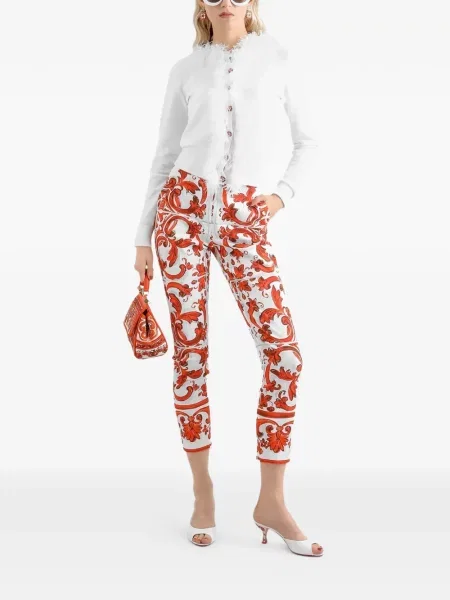 Cardigan Dolce & Gabbana alb