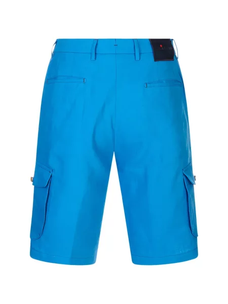 Pantaloni scurți cargo Kiton albastru