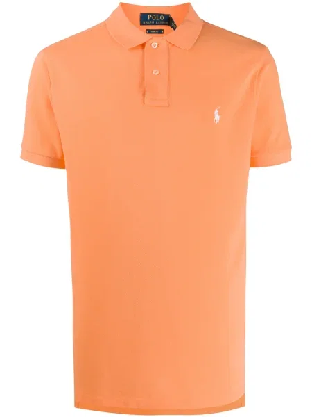 Поло тениска Polo Ralph Lauren бродирана синьо