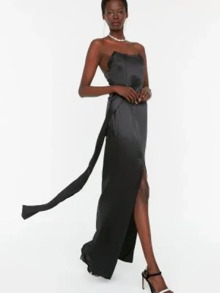 Rochie Trendyol din satin negru