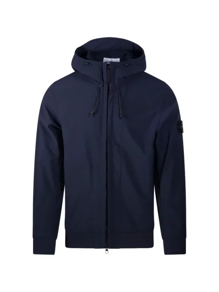 Geacă Stone Island cu strasuri albastru