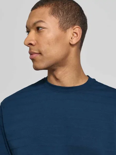 T-shirt z okrągłym dekoltem Scotch & Soda granatowa