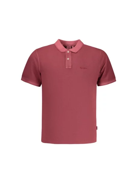 Koszulka polo Pepe Jeans z krótkim rękawem czerwona