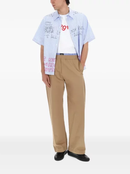 Cămașă Msgm cu imagine alb