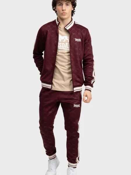 Костюмний спортивний костюм Lonsdale бордовий