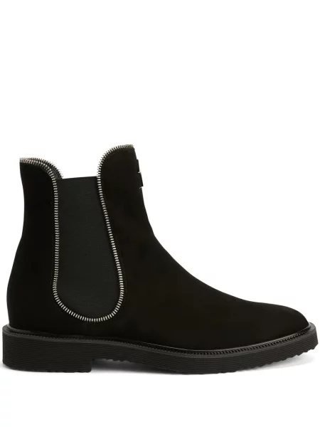 Botine Giuseppe Zanotti din piele de căprioară negru