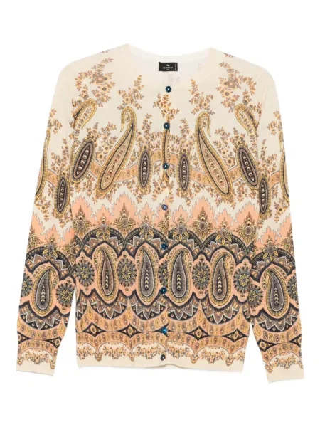 Cardigan Etro cu imagine cu model paisley
