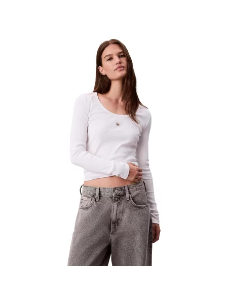 Calvin Klein Jeans Majica bijela