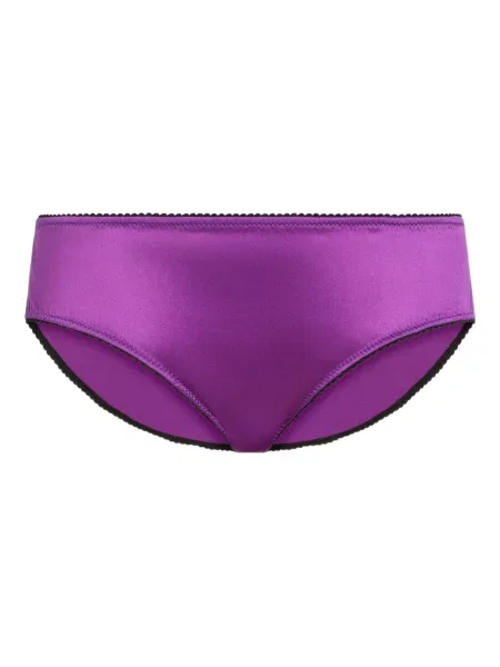 Chiloți Dolce & Gabbana din satin violet