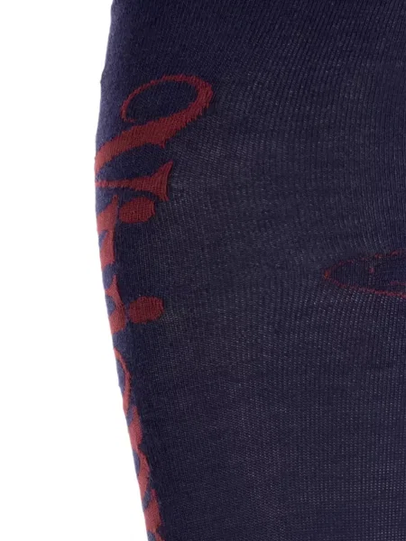 Чорапи Vivienne Westwood с автограф синьо