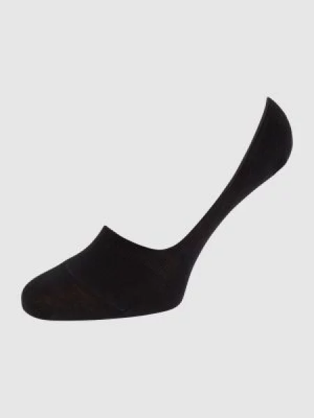 Skarpetki stopki z detalem z logo model ‘Step Medium Cut’ Falke czarne