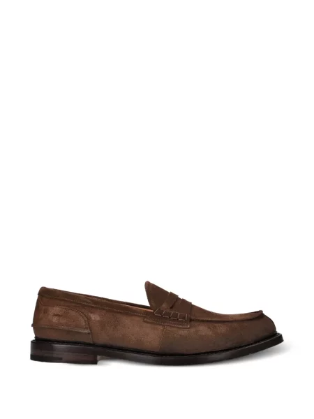 Pantofi loafer Premiata din piele maro