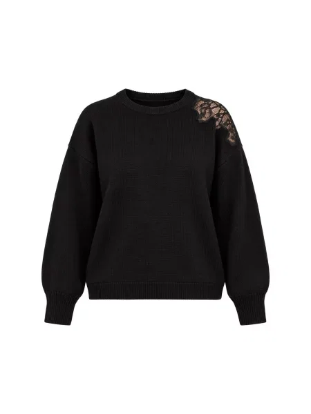 RYVAN Pulover Pullover' crna