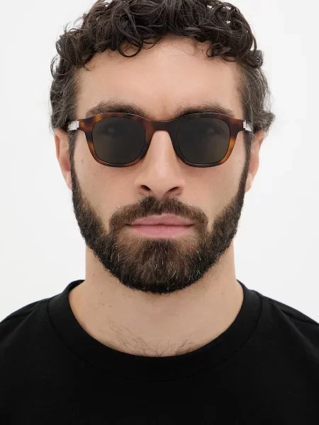 Saint Laurent négyzet alakú napszemüveg barna