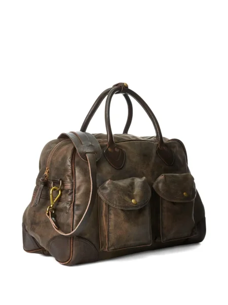 Geantă Ralph Lauren Rrl maro