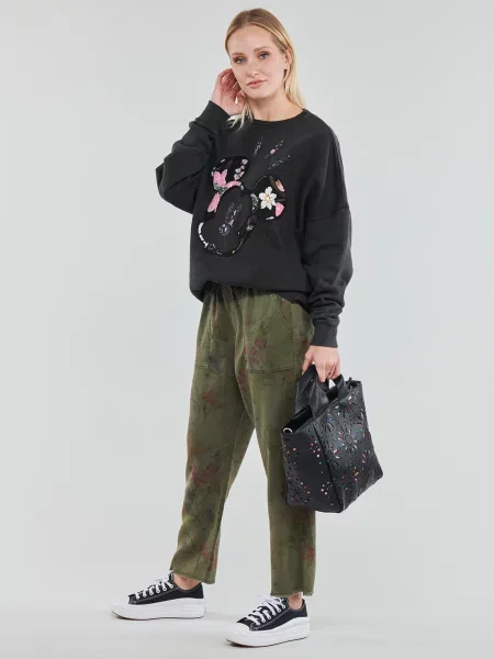Pantaloni Desigual cu model floral