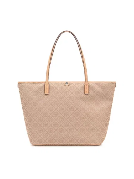 Shopperka Tory Burch brązowa