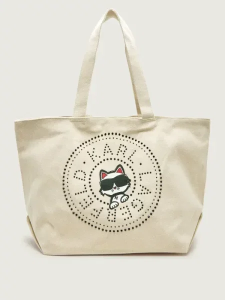 Geantă shopper Karl Lagerfeld bej