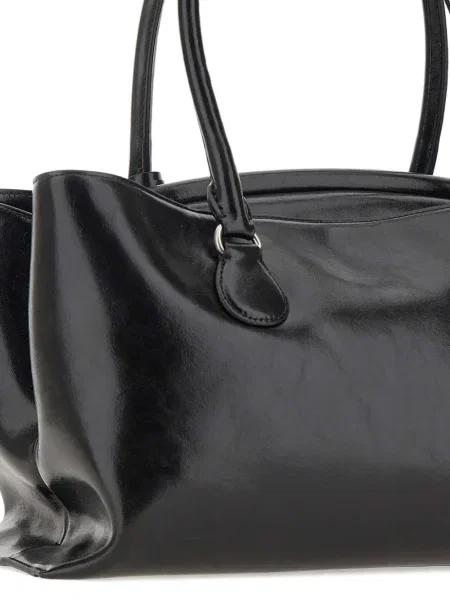 Δερμάτινη τσάντα shopper Osoi μαύρο