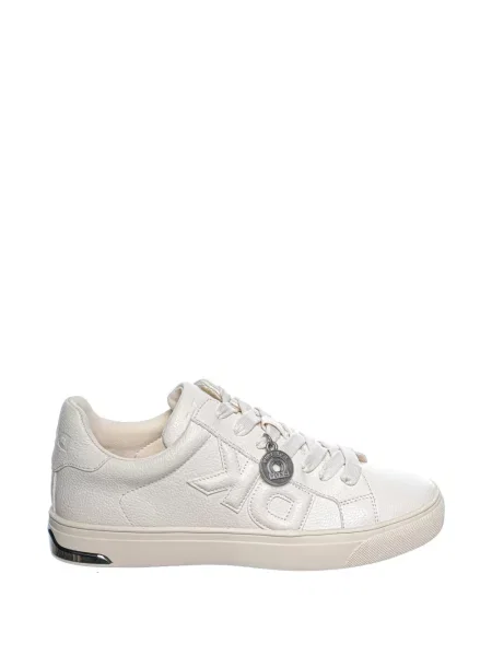 Sneakerși Dkny cu autograf alb