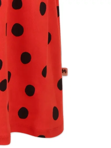 Sukienka mini dziecięca Mini Rodini czerwona