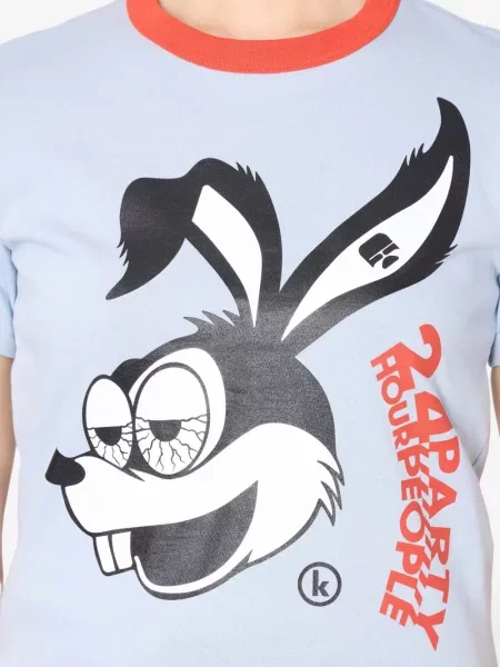 Tricou Kolor cu imagine albastru