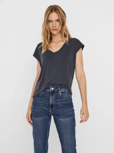 VERO MODA Tričko VMFilli marine modrá