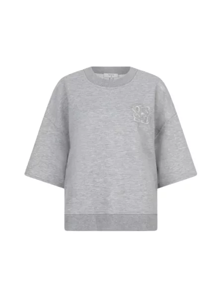 Sweter Dante 6 z rękawem kimono szary