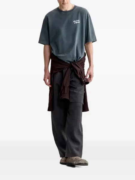 Tricou Maison Kitsune gri