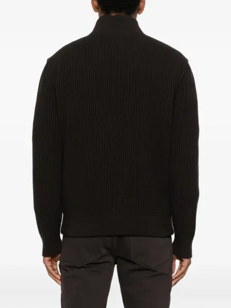 Cardigan Brioni maro
