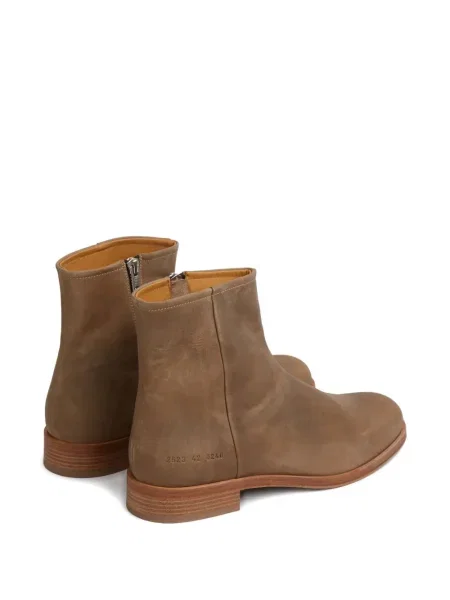 Botine Common Projects din piele de căprioară maro