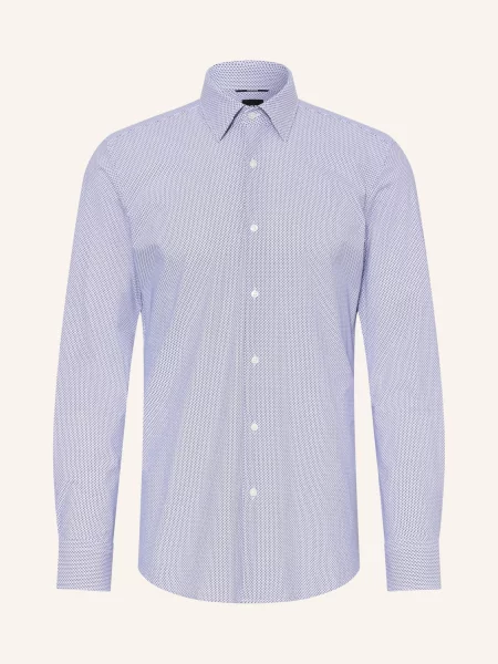 Boss Koszula Hank Slim Fit blau biała