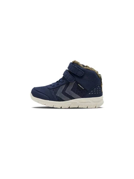 Sneakersy dla dzieci Hummel Crosslite Winter Mid Tex niebieskie
