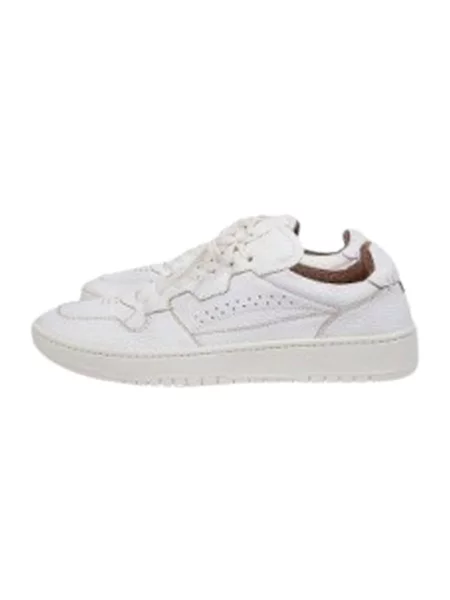 Sneakersy Eleventy skórzane białe