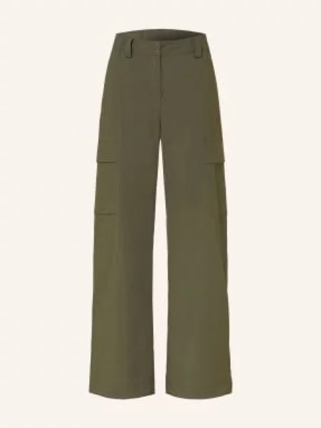 Jeanne Baret Spodnie Cargo Acacia gruen