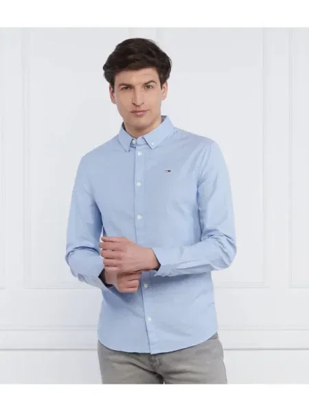 Tommy Jeans Cămașă | Slim Fit oxford albastru