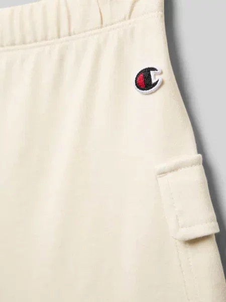 Szorty z dzianiny dresowej o kroju regular fit z naszywką z logo Champion