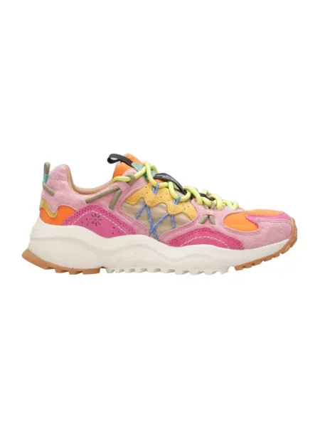 Sneakersy Flower Mountain skórzane w kwiatki