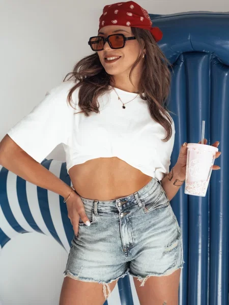 Szorty jeansowe COOL DENIM Dstreet niebieskie