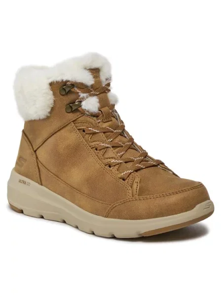 Škornji Skechers rjava