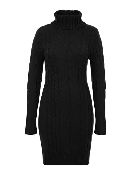 Imily Bela Rochie tricotat negru