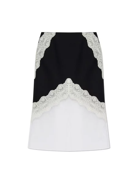 Spódnica Jil Sander wełniana czarna