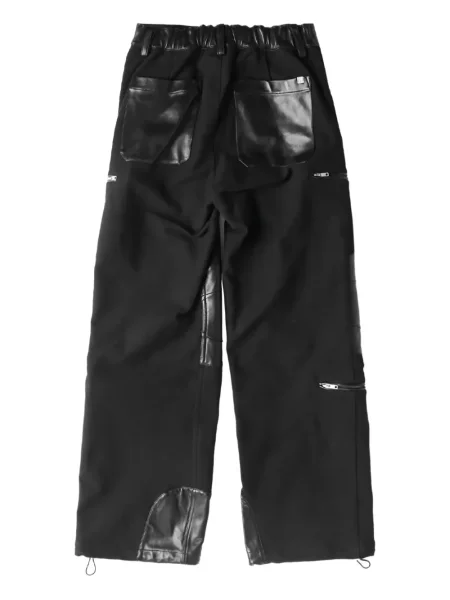 Pantaloni Helmut Lang din piele negru
