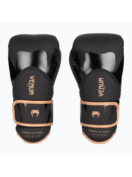 Mănuși de box pentru bărbați Venum Challenger black/bronze negru
