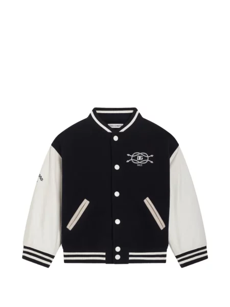 Kurtka bomber dziecięcy Dolce And Gabbana niebieski