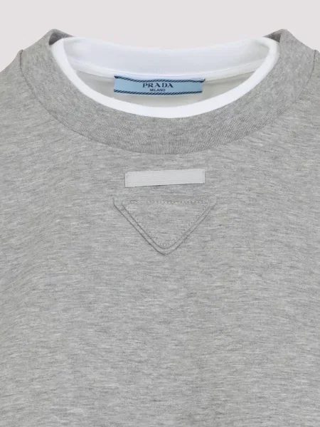 Lung top Prada gri
