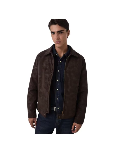 Geanta de piele Guess maro