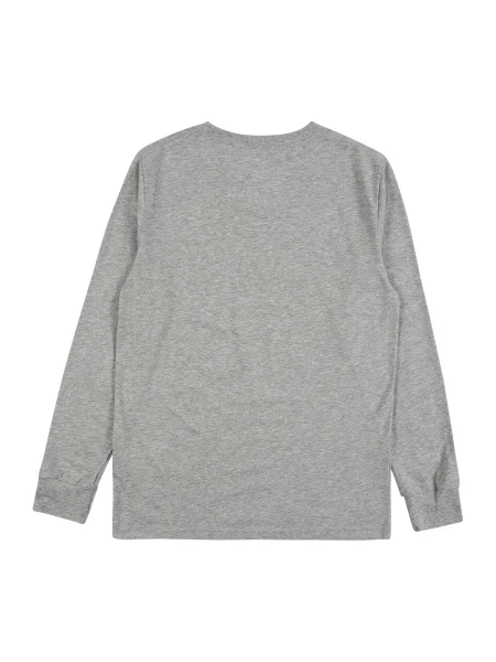 CONVERSE Tricou gri amestecat / roșu negru