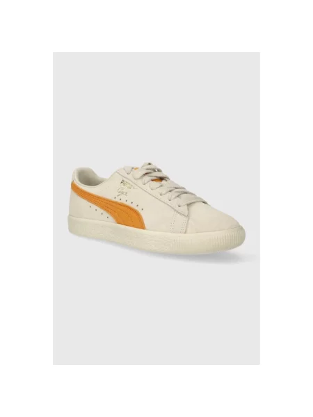 Sneakersy Puma Clyde zamszowe beżowe